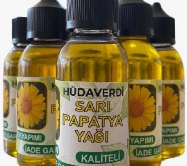 Hüdaverdi Doğal El Yapımı Sarı Papatya Yağı 100 ml.